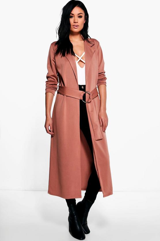Kayla O-Ring Belted Duster